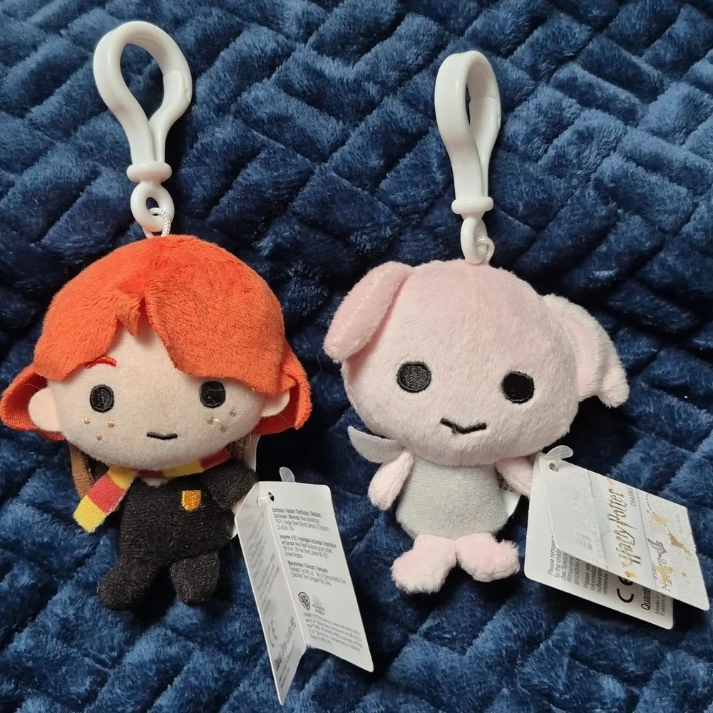 Harry Potter Ron Weasley & Dobby Plush Keychain Set, New With Tags - Picture 10 of 14